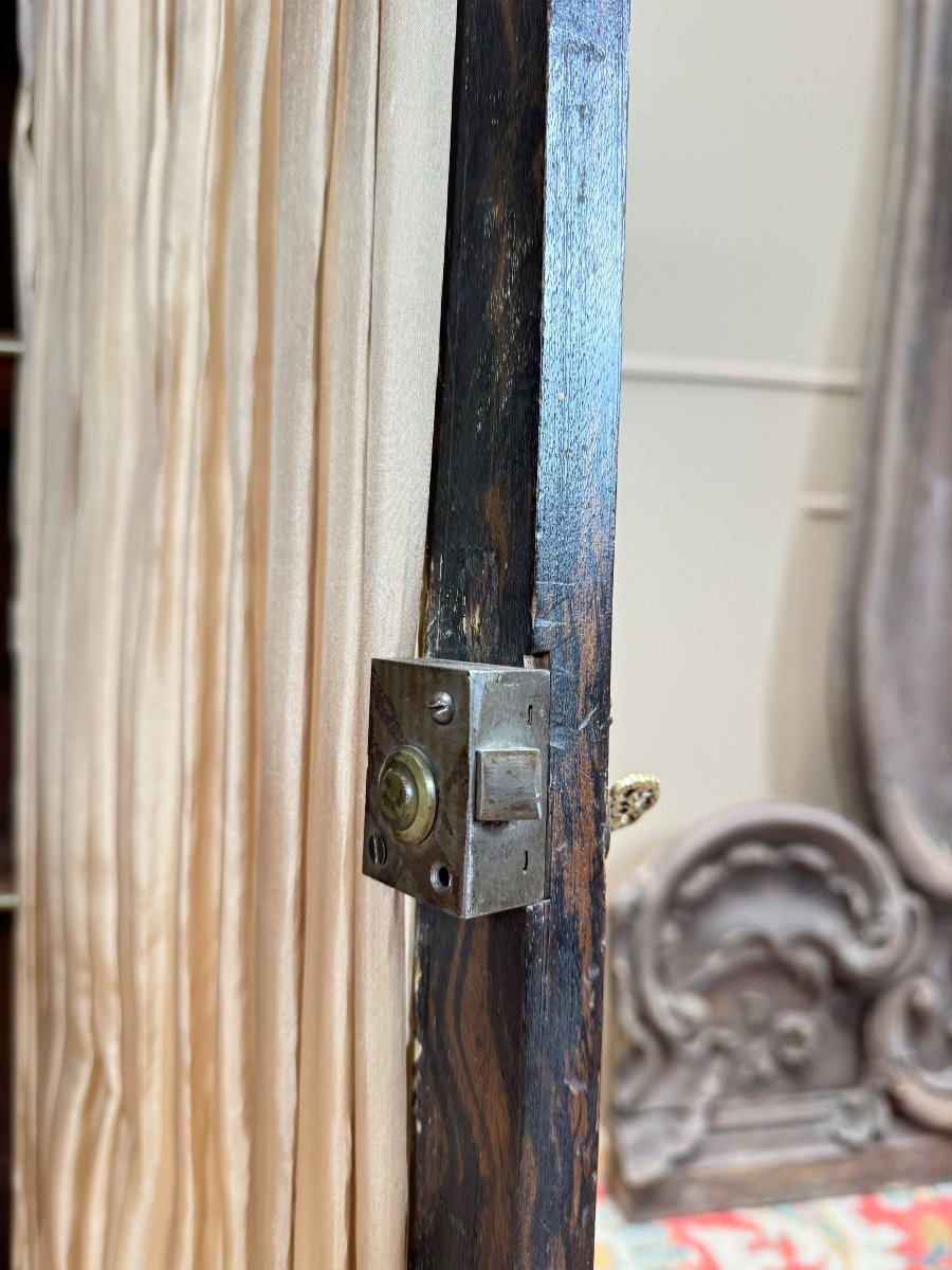 Marquetry Display Cabinet From The Transition Period, 18th Century -photo-2