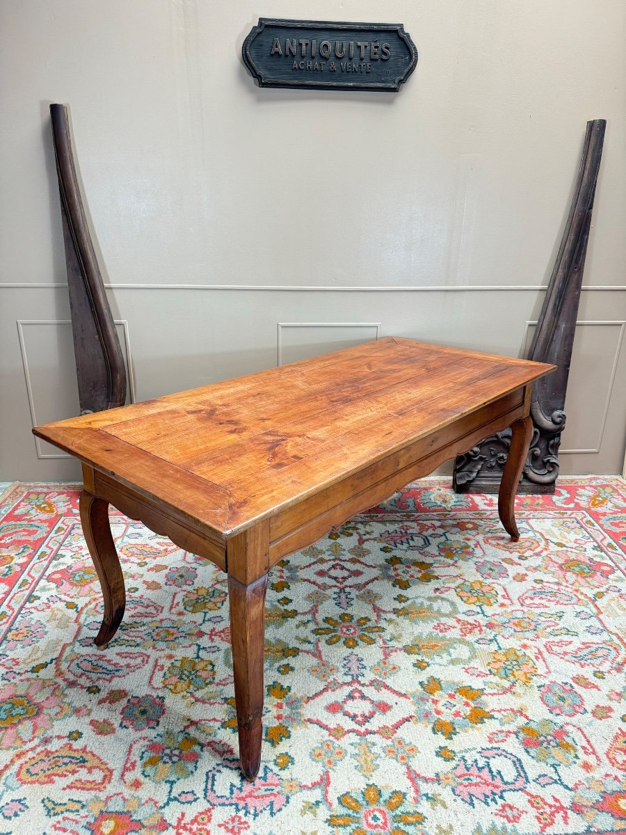 Louis XV Period Cherry Wood Farm Table, 18th Century -photo-4