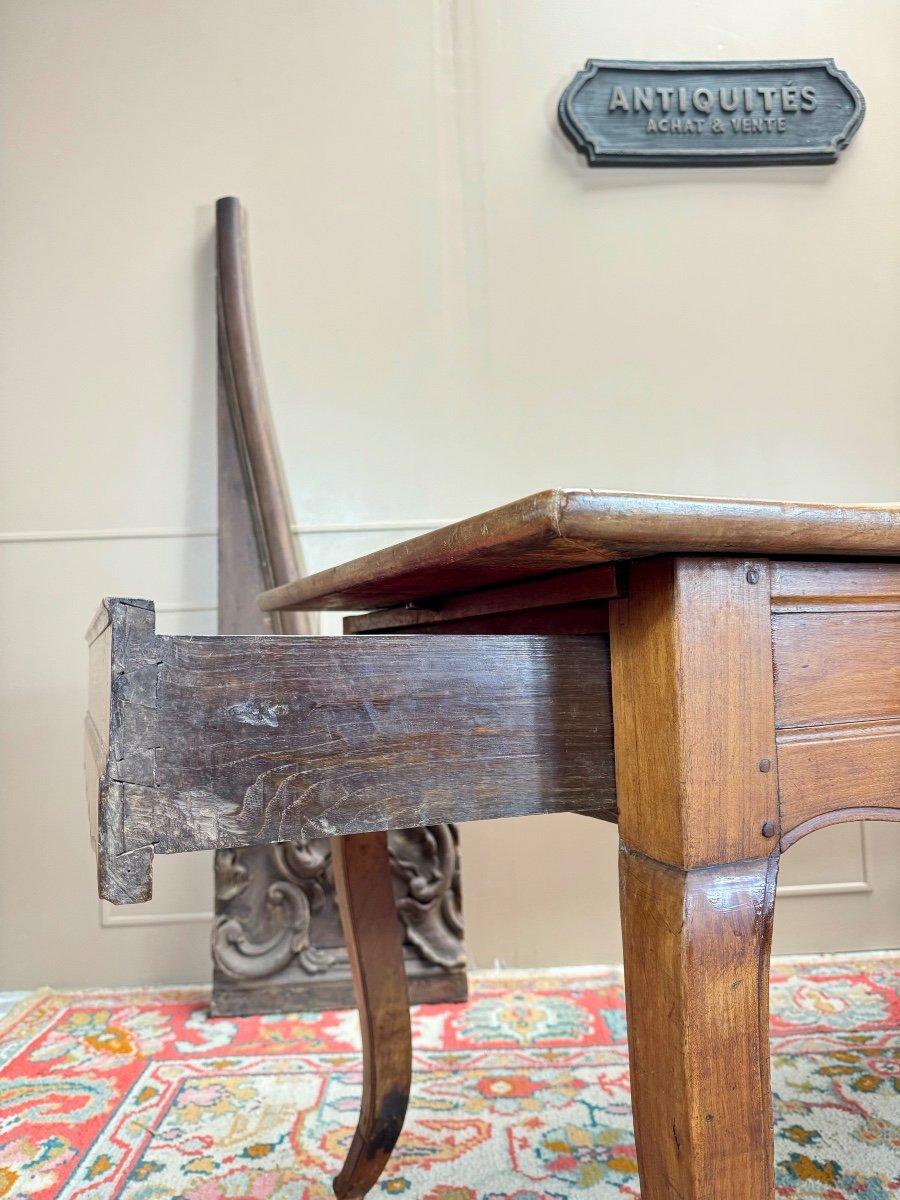 Louis XV Period Cherry Wood Farm Table, 18th Century -photo-5