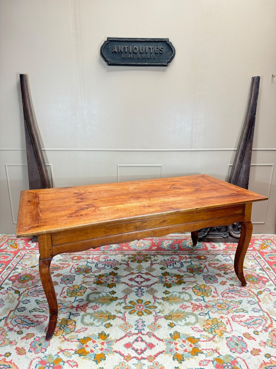 Louis XV Period Cherry Wood Farm Table, 18th Century -photo-7