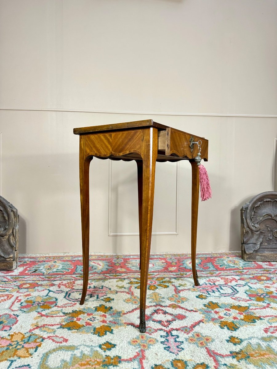 Louis XV Period Marquetry Flying Table, 18th Century -photo-4