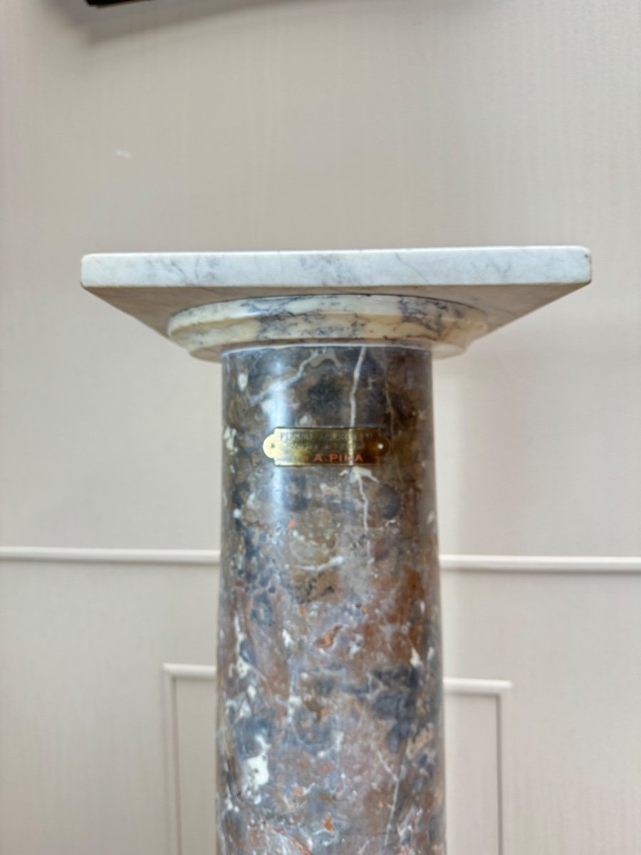 19th Century Marble Presentation Column -photo-4