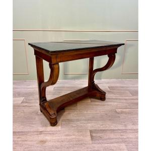 Empire Style Mahogany Cross Console 19th Century 