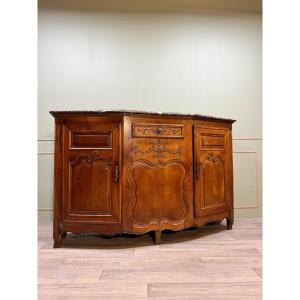 Buffet With Cut Sides In Cherry Wood From Louis XV XVIII Eme Century 