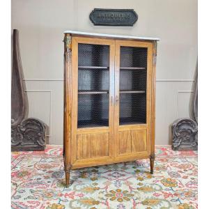 Mahogany Bookcase From Louis XVI XVIII Eme Century