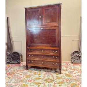 Louis XVI Mahogany Guillotine Secretary, 18th Century 