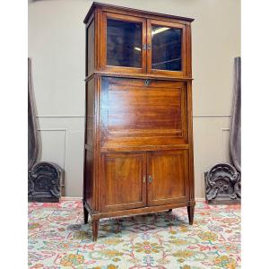 Louis XVI Mahogany Guillotine Secretary, 18th Century 