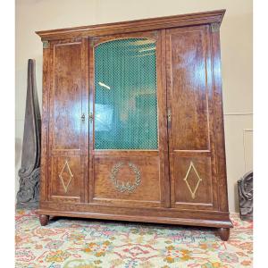 19th Century Directoire Style Mahogany Bookcase 