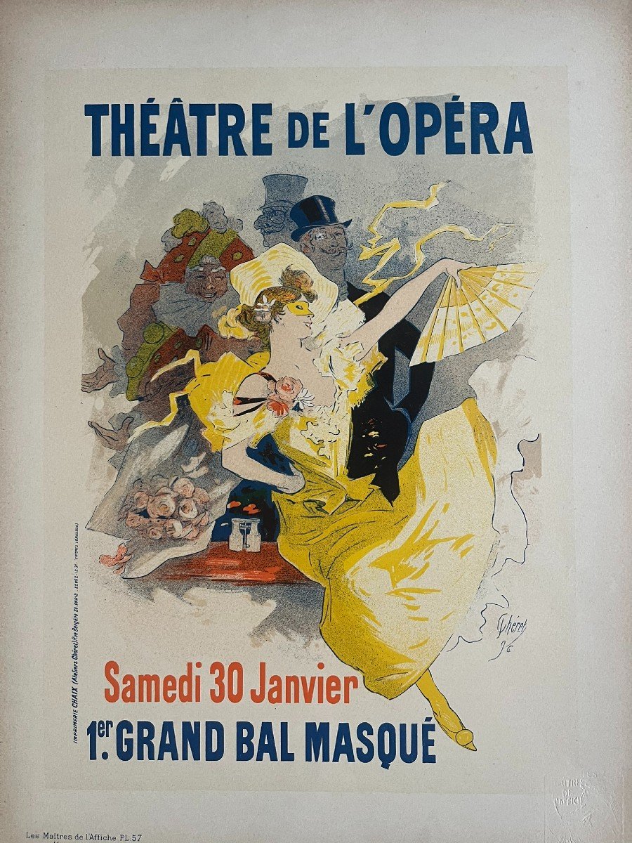 Les Maîtres De l'Affiche - Planche Originale N°57 - Jules Cheret - Théâtre De l'Opéra -photo-2