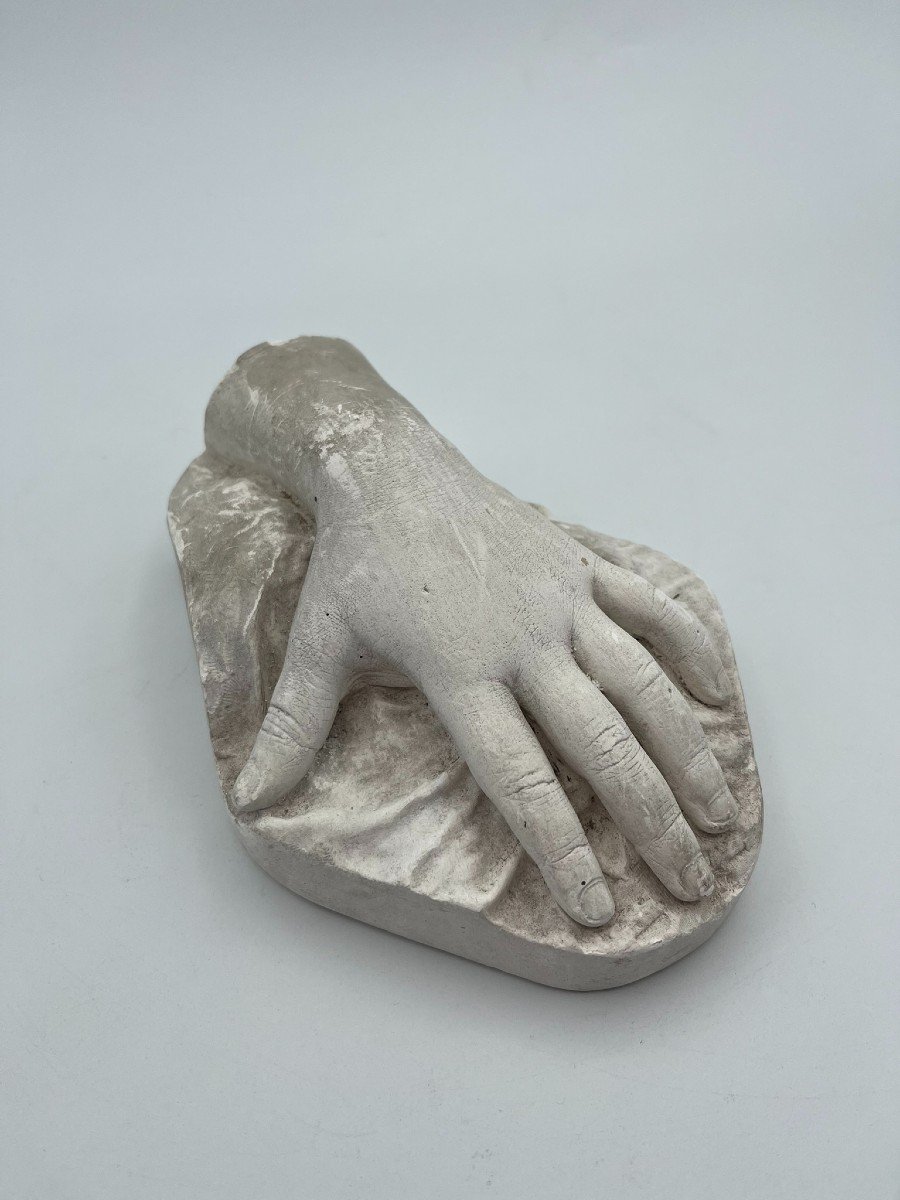 Child's Hand - 19th Century Plaster Cast -photo-2