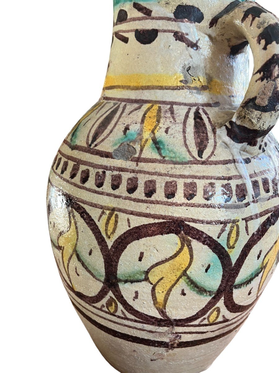 Tunisia - Qallaline - Large Jar With Two Handles - 19th Century-photo-2