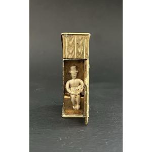 Amusing Pyrogen XIXth - Brass And Silver - Toilets