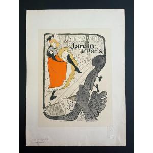 Henri De Toulouse Lautrec - Jane Avril - Les Maîtres De l'Affiche - Planche Originale N° 110