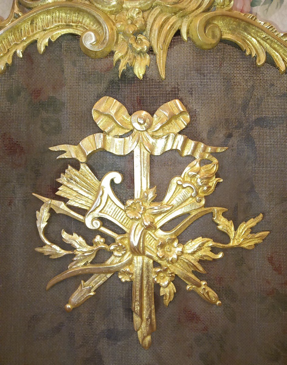 Louis XV Style Fire Screen-photo-2