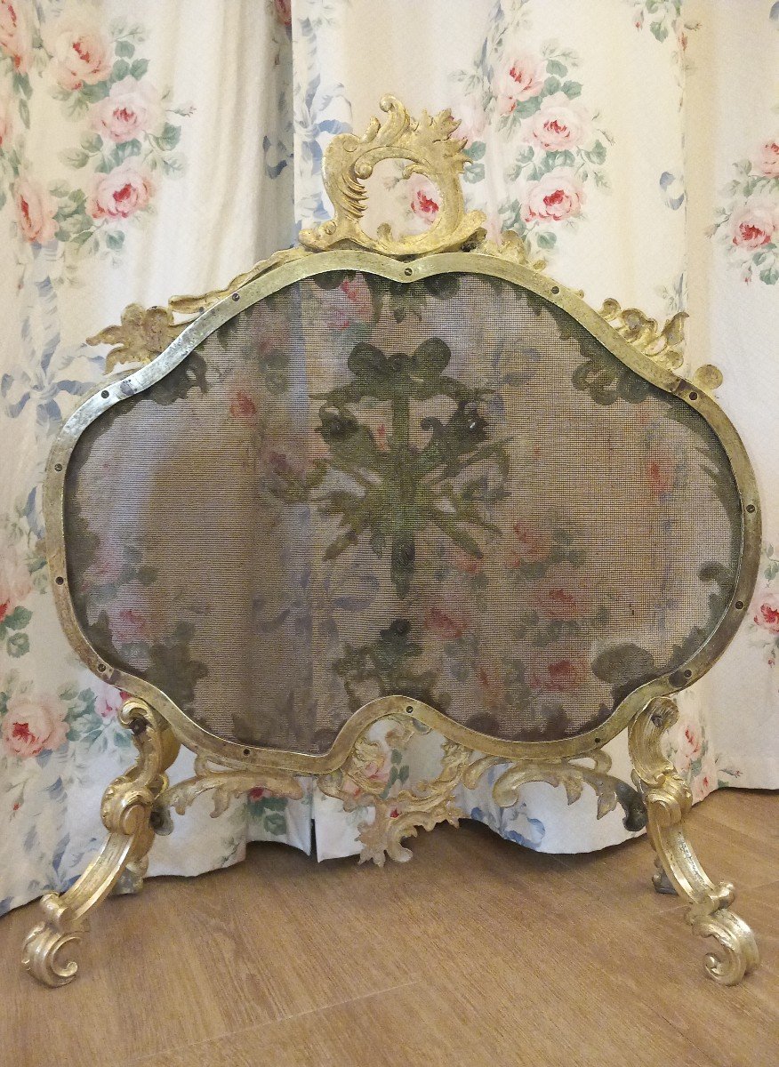 Louis XV Style Fire Screen-photo-4