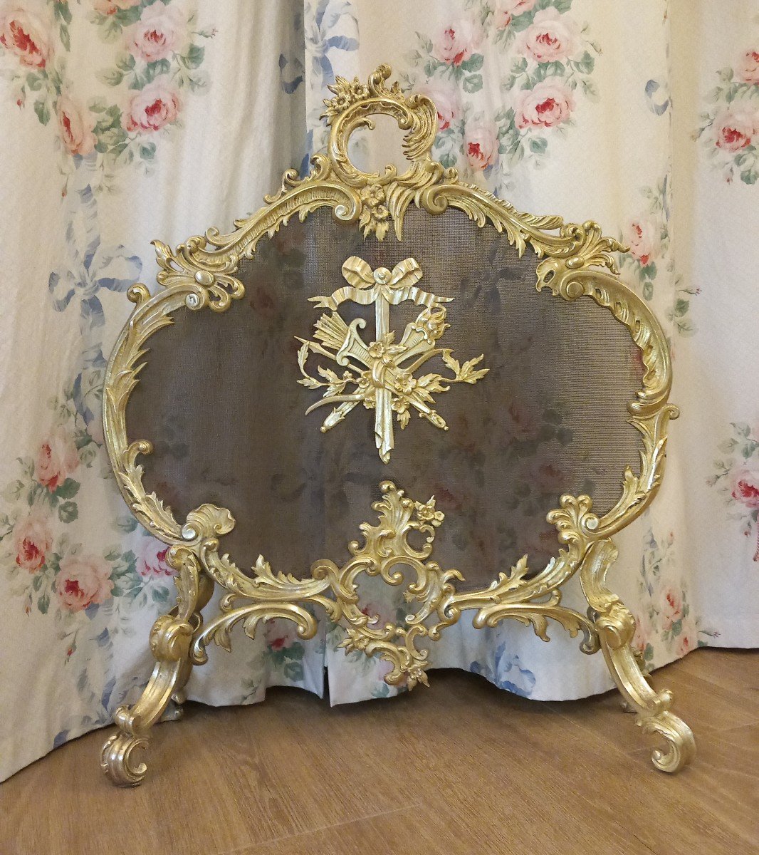 Louis XV Style Fire Screen