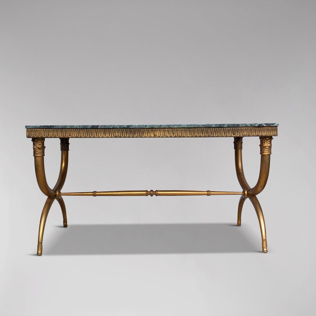 Coffee Table With Golden Legs -photo-3