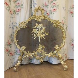 Louis XV Style Fire Screen