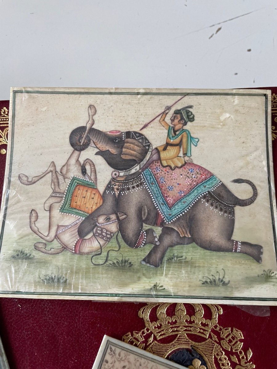 18th Century Indo-persian Miniatures-photo-3