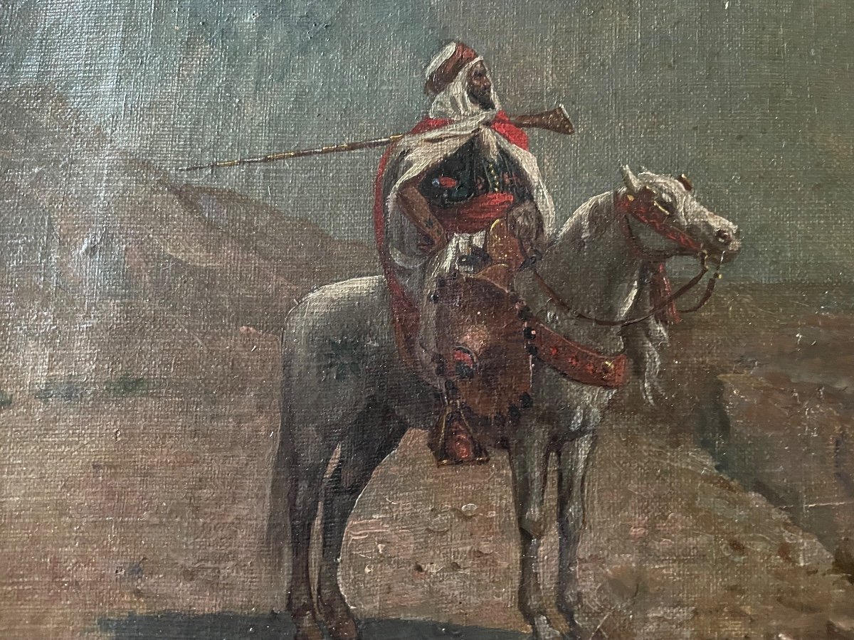 Arabian Warrior On Horseback-photo-2