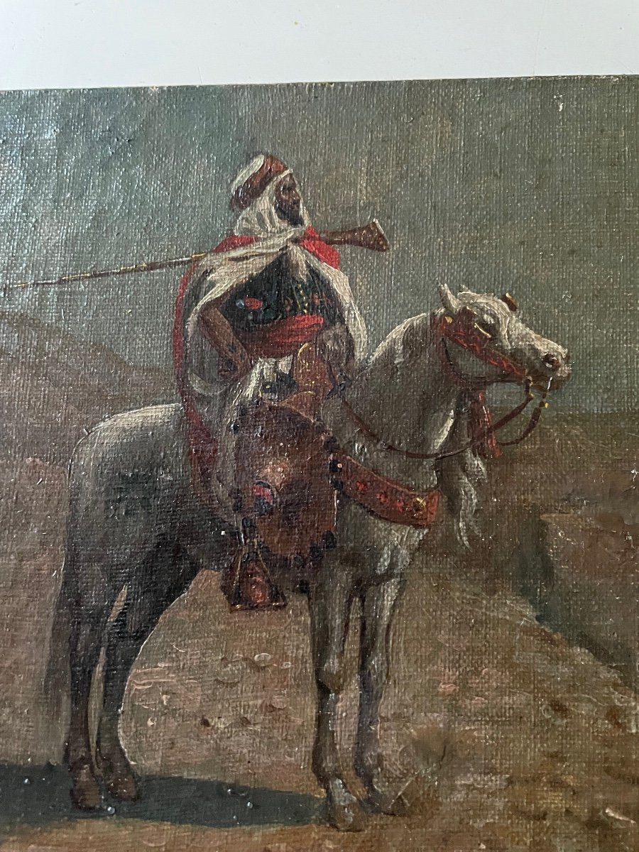 Arabian Warrior On Horseback