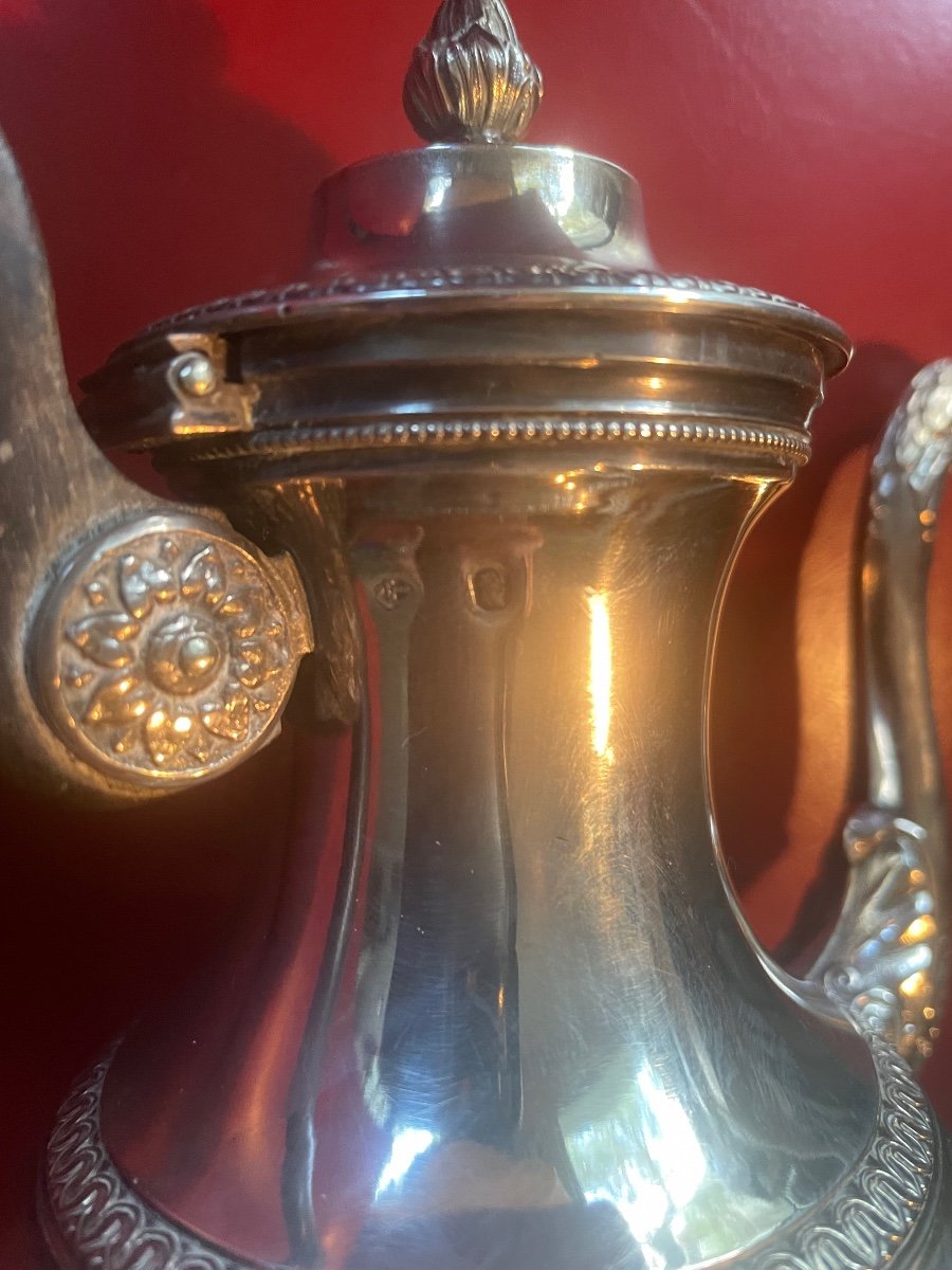 19th Century Silver Coffee Pot-photo-6