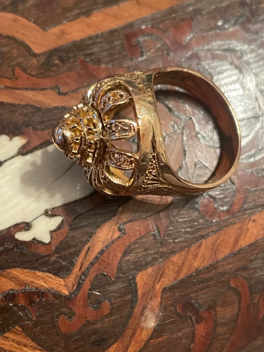 Crown Shape Gold Ring-photo-1