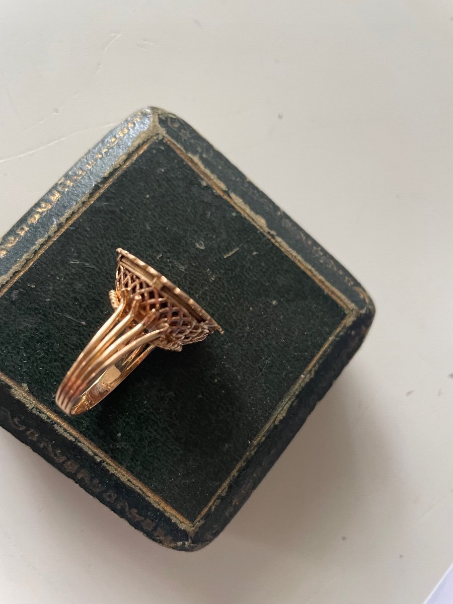 Napoleon Gold Ring 10 Francs-photo-3