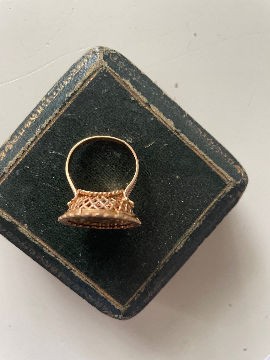 Napoleon Gold Ring 10 Francs-photo-3