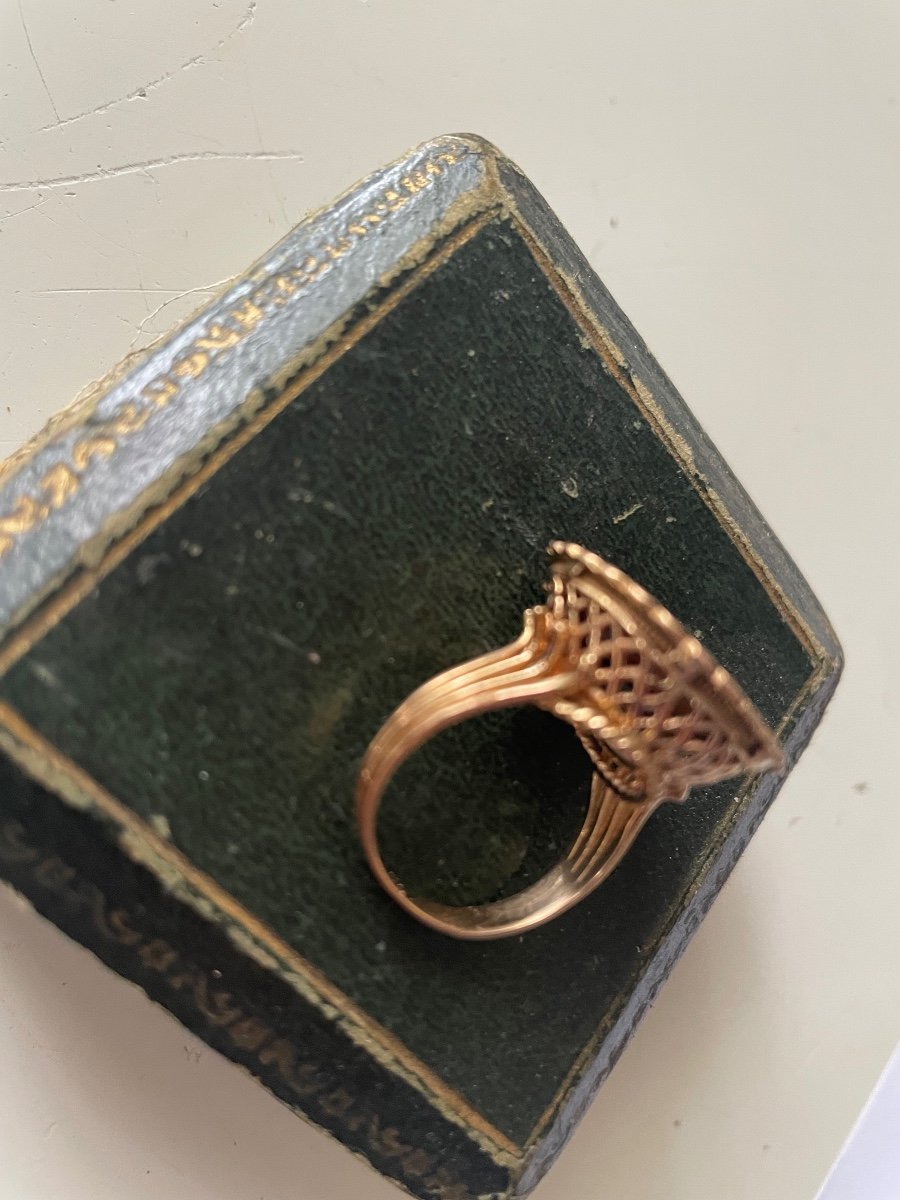 Napoleon Gold Ring 10 Francs-photo-4