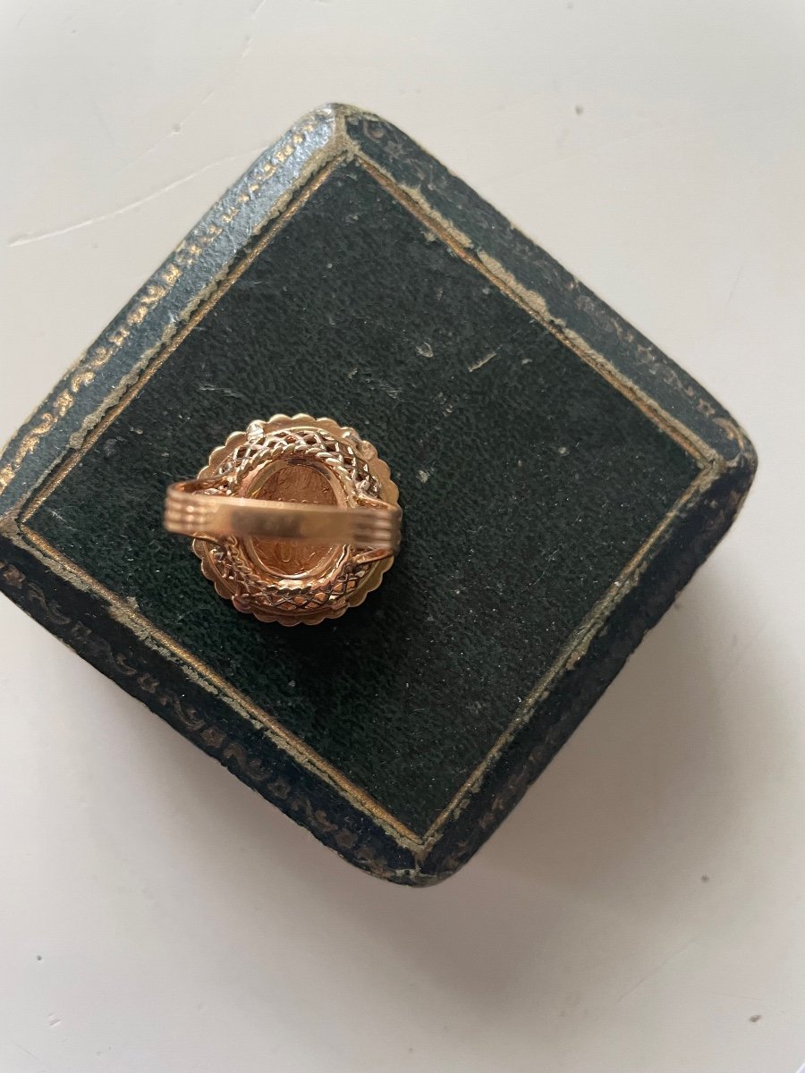 Napoleon Gold Ring 10 Francs-photo-7