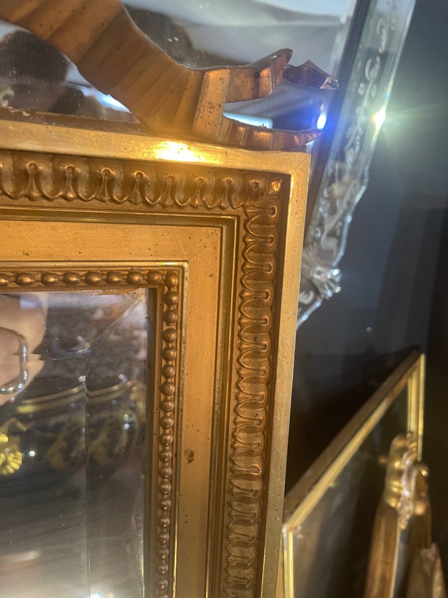 Golden Fireplace Mirror-photo-3
