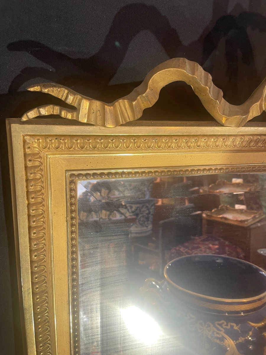 Golden Fireplace Mirror-photo-2