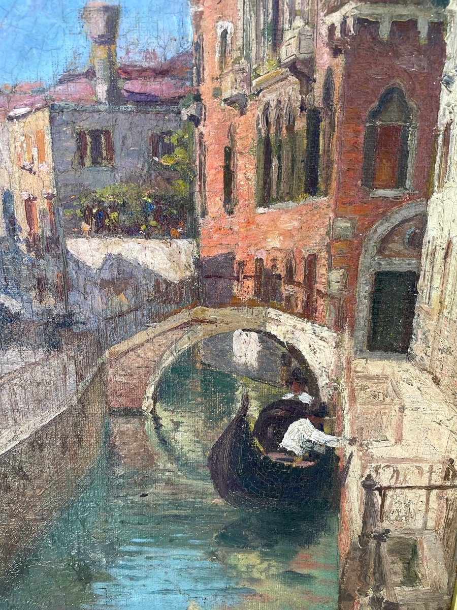 Les Gondoliers à Venise -photo-8