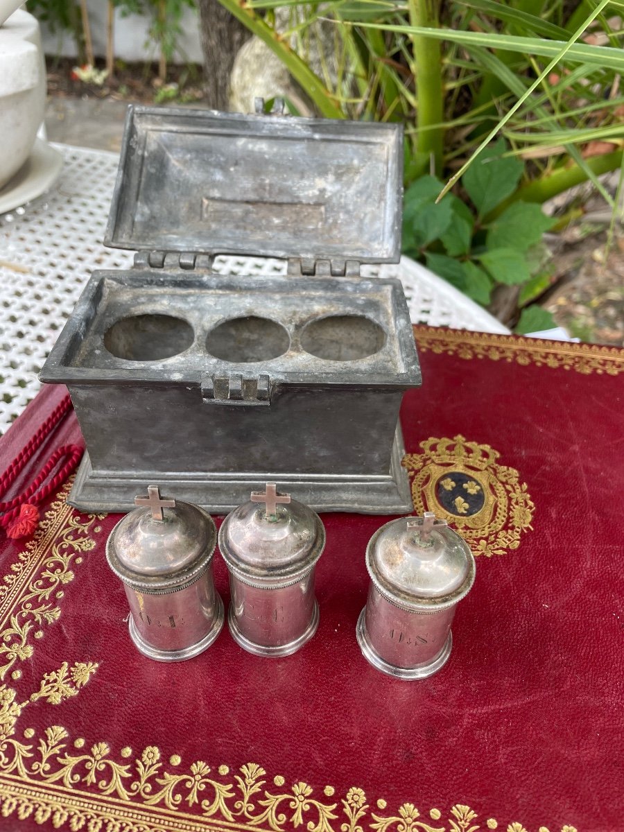 The Holy Oils Silver And Pewter Box -photo-2