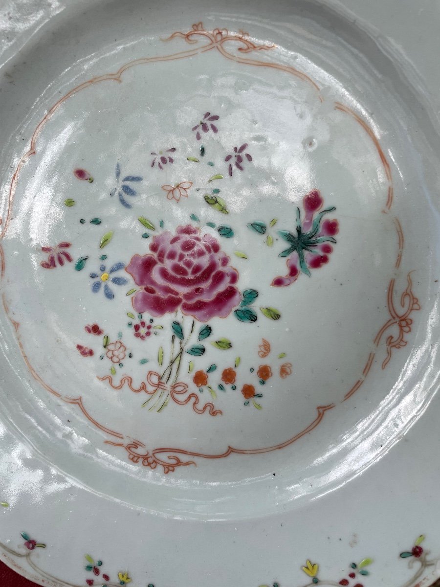 Assiette Porcelaine XVIII Eme Compagnie Des Indes 