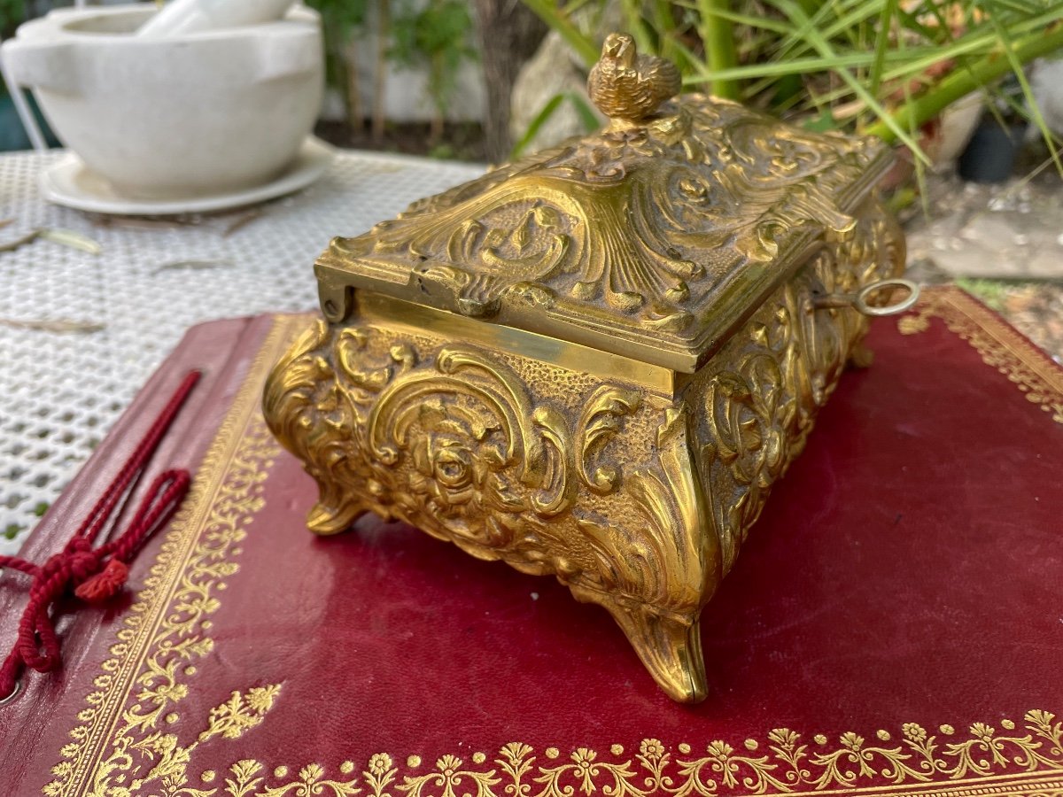 Gilt Bronze Jewelry Box -photo-5