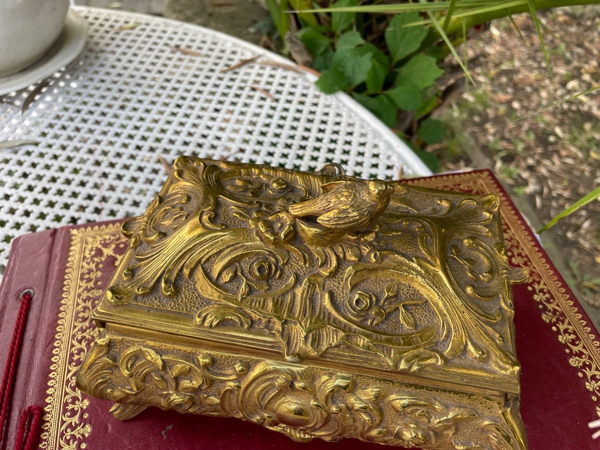 Gilt Bronze Jewelry Box -photo-7