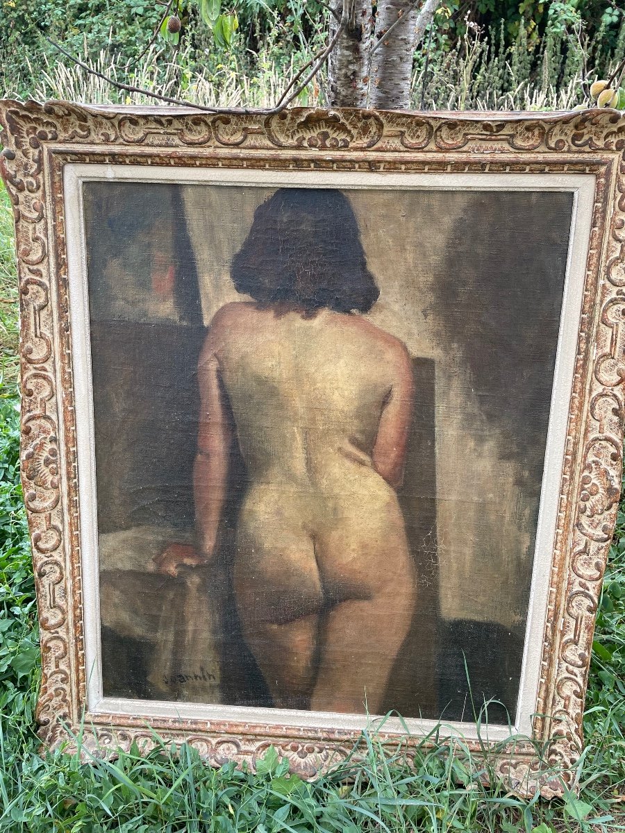 Large Painting .nude Feminine -photo-3