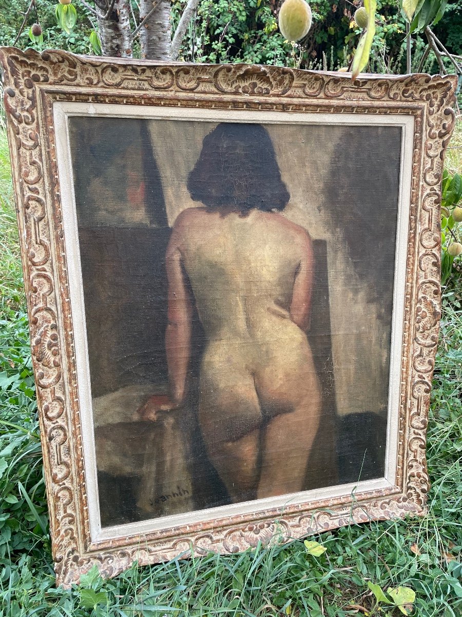 Large Painting .nude Feminine 