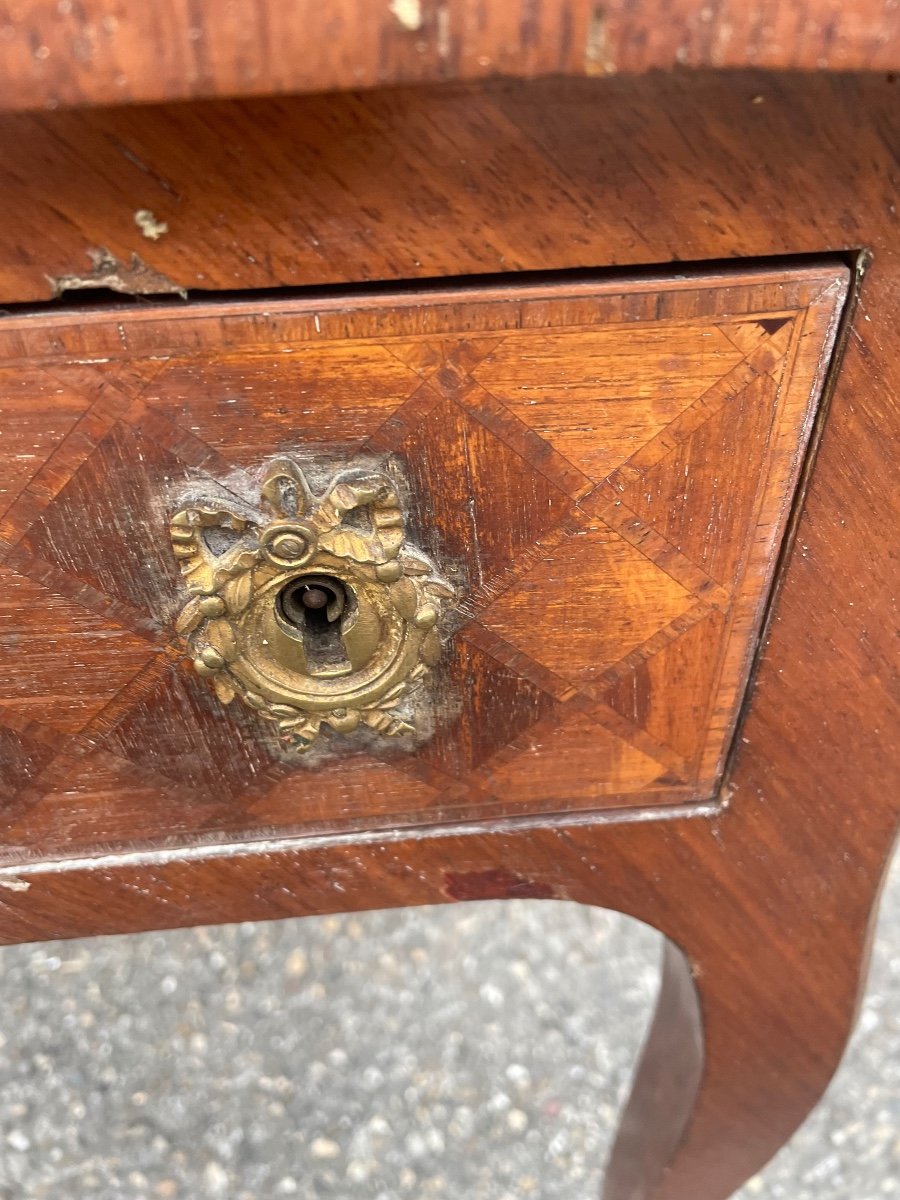 Niii Marquetry Cylinder Desk -photo-7