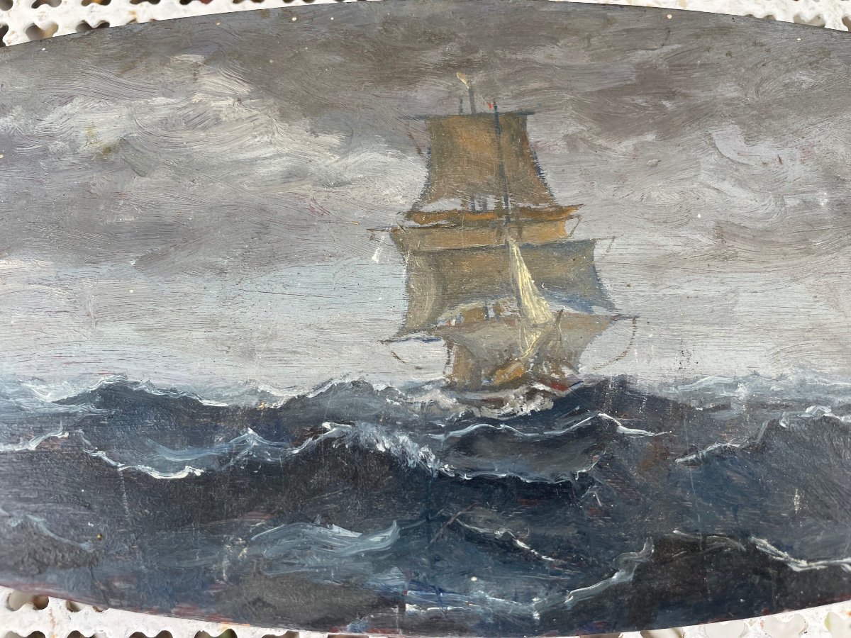 Three Masted Ship In The Swell -photo-7