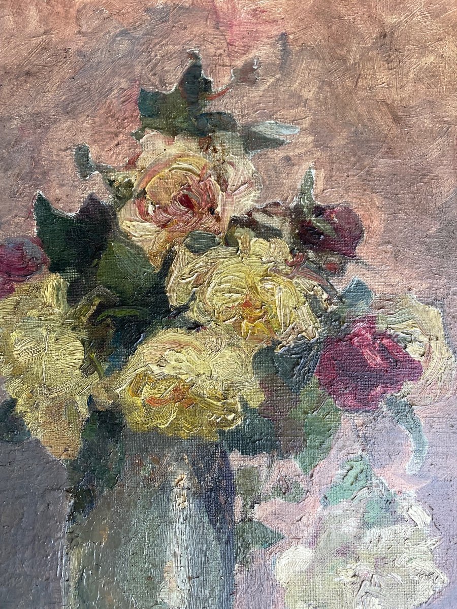 Bouquet Of Roses By Léo Darriet 