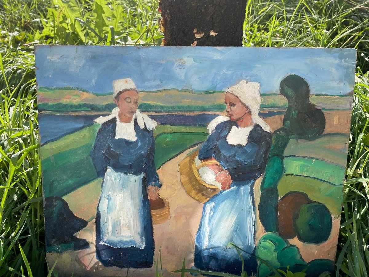 The Two Breton Women 