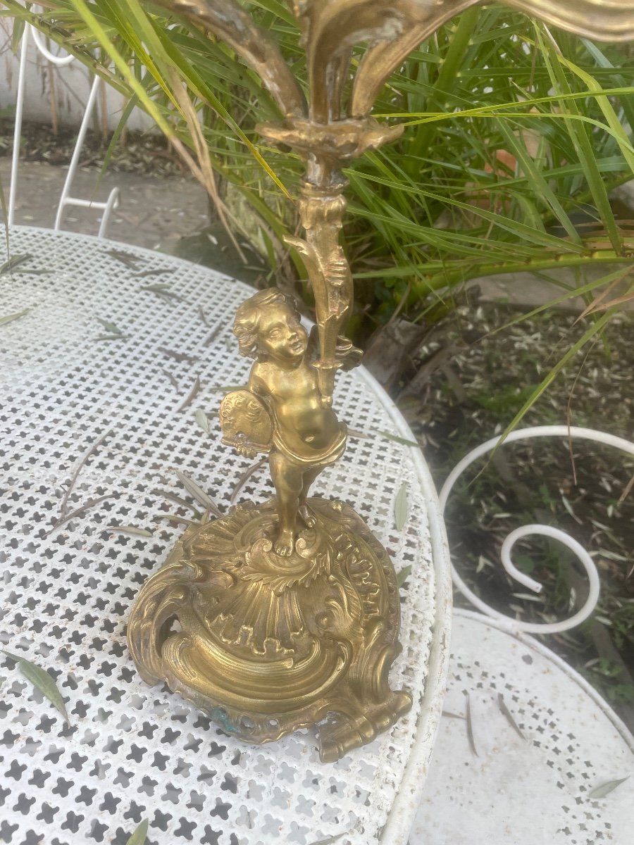 Gilded Bronze Candelabra -photo-6