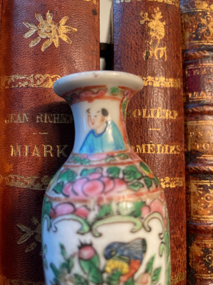 Vase Porcelaine Canton Miniature -photo-4