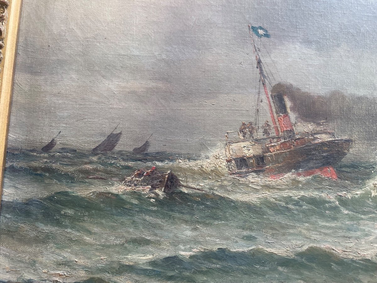 Boats In Rough Seas -photo-2