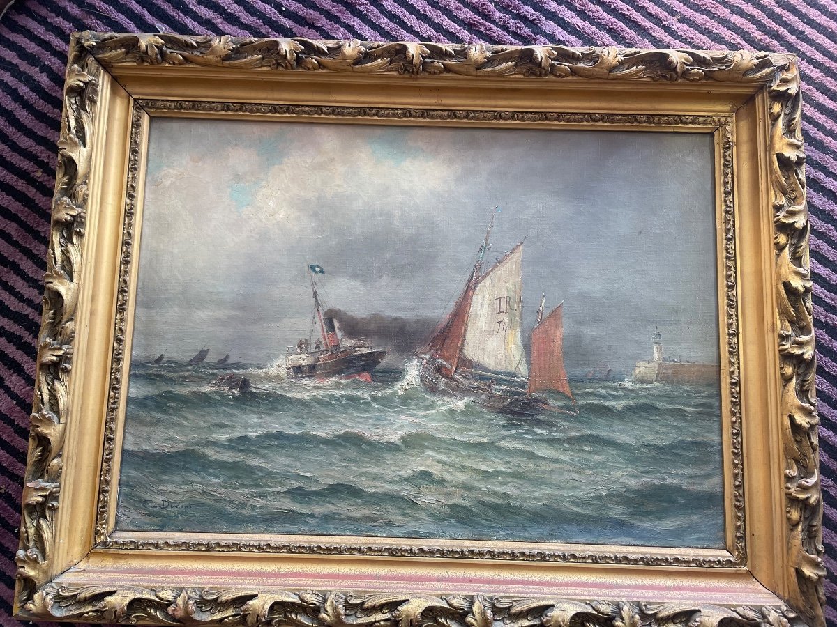 Boats In Rough Seas -photo-3