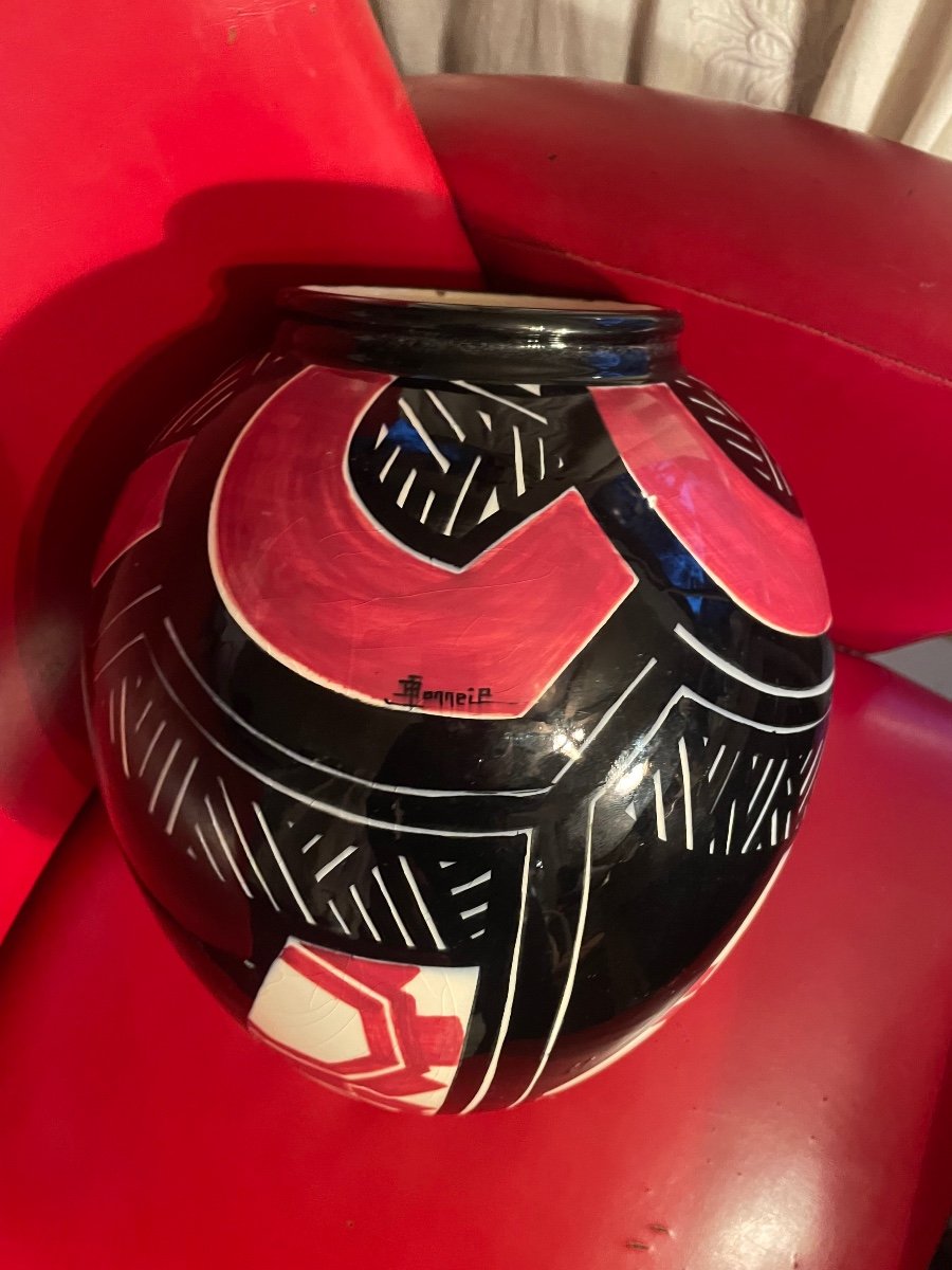 Art Deco Vase By Josette Bonneil -photo-7