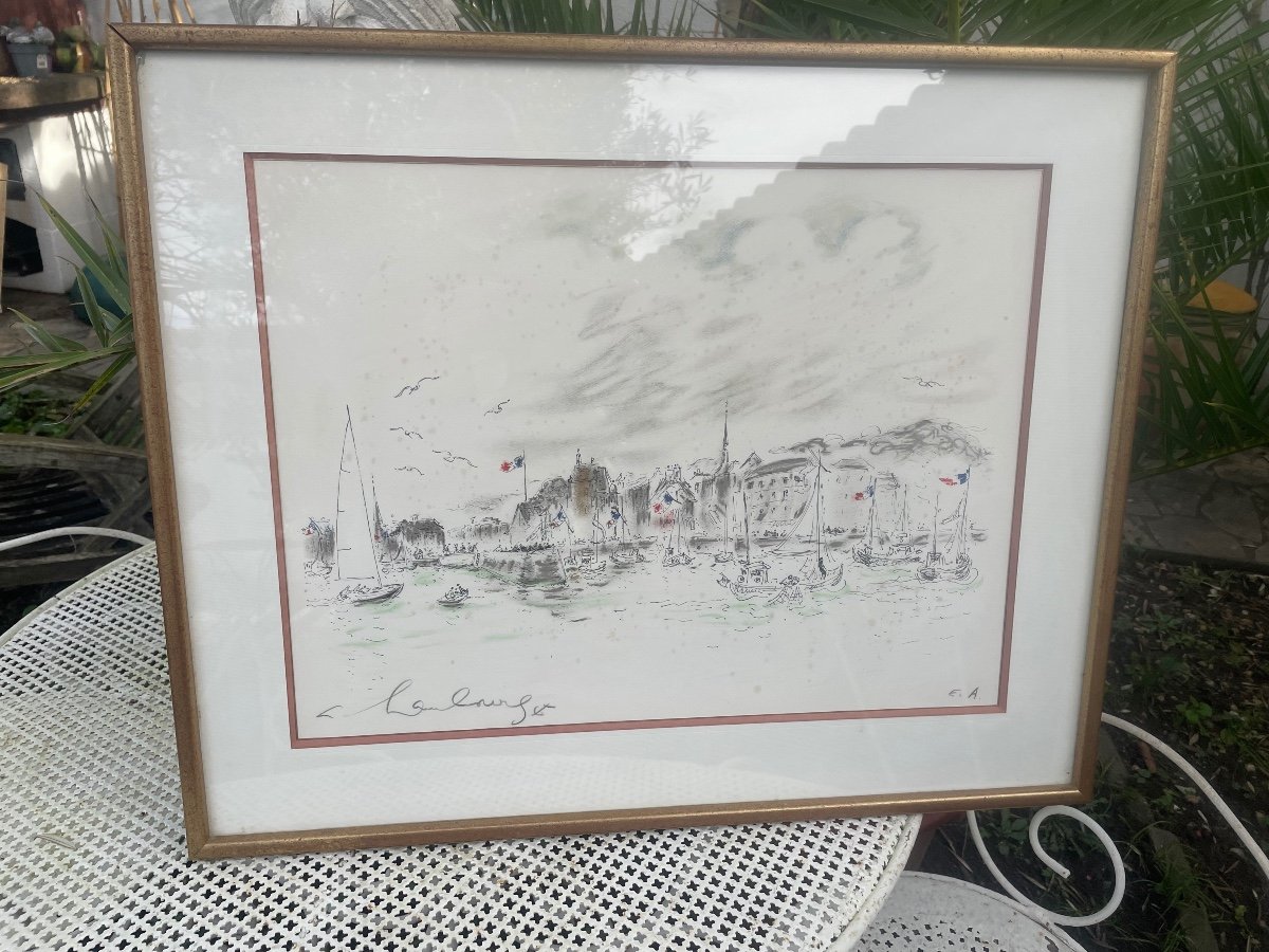 Lithograph Artist's Proof By André Hambourg -photo-7